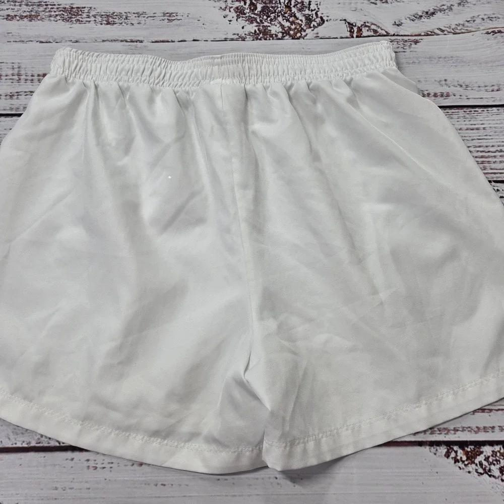 Nike Soccer Shorts Mens Small White Excellent Puma Futbol Club Dri-FIT Slim Fit